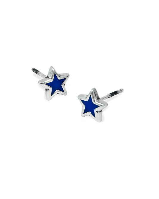 Two Jeys Star Enameled Earrings